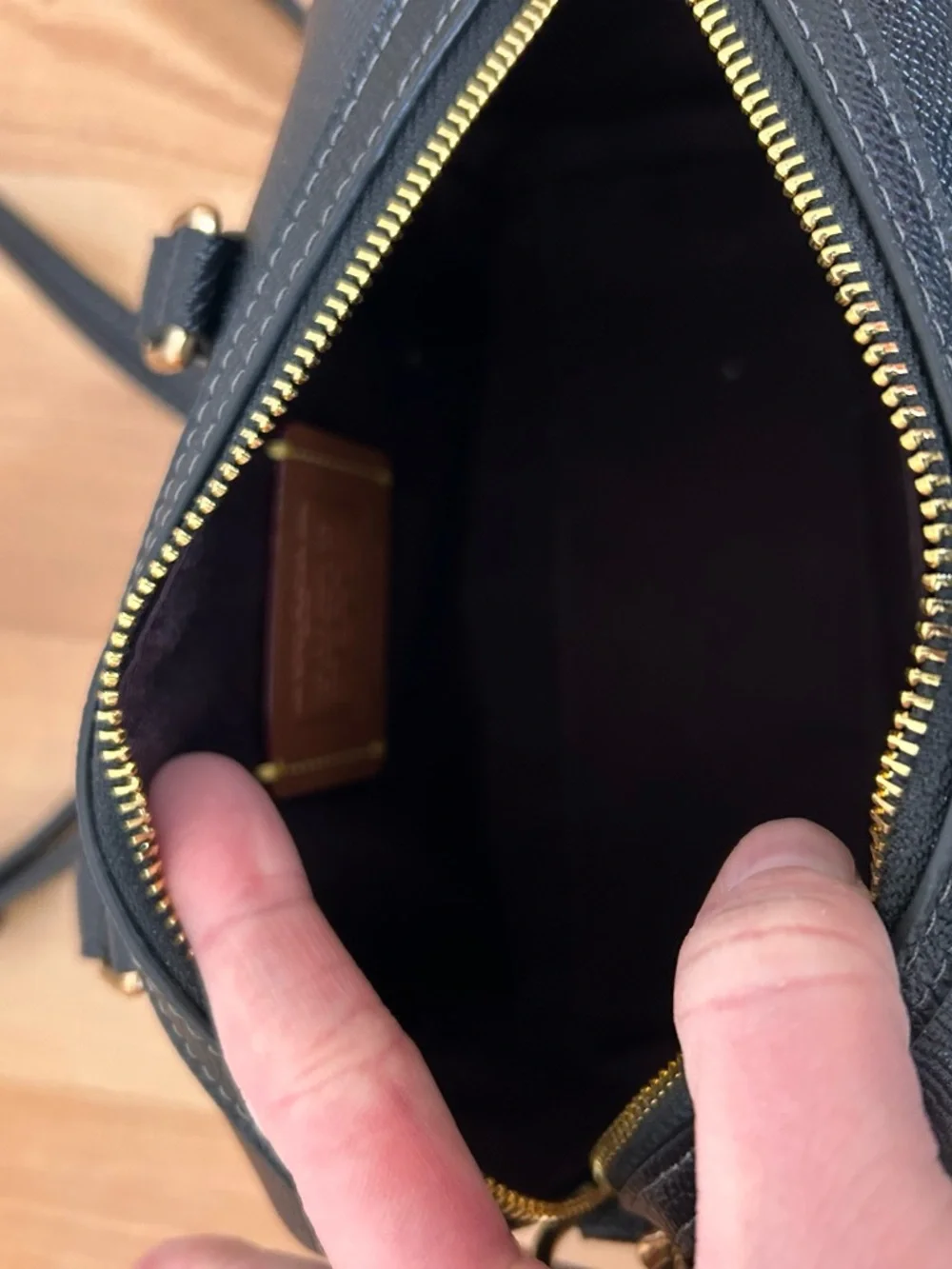 Coach Black Mini Rowan Handbag - Picture 5 of 5